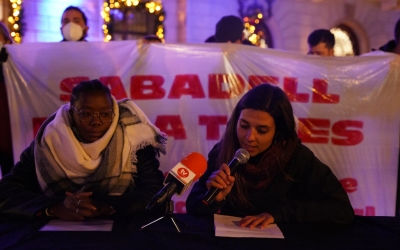 La roda de premsa d'aquesta tarda | Cedida Àlex Meyer 